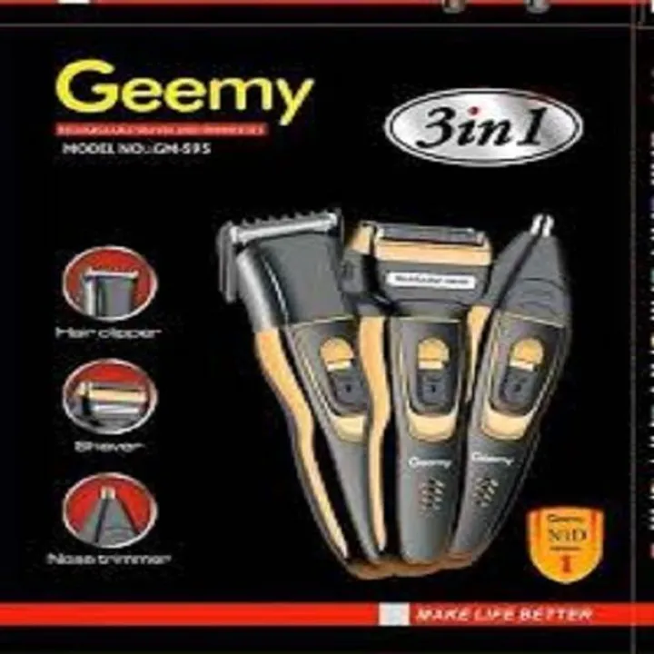 geemy-3in1-clippershaver-nose-beard-hair-trimmer-black