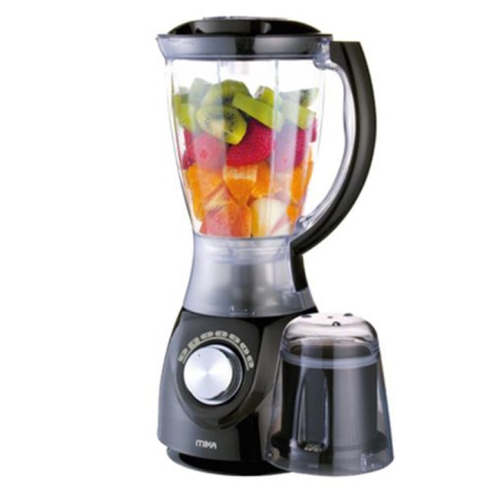 mika-mblr202bl-2-in-1-blender-with-grinder-15l-black