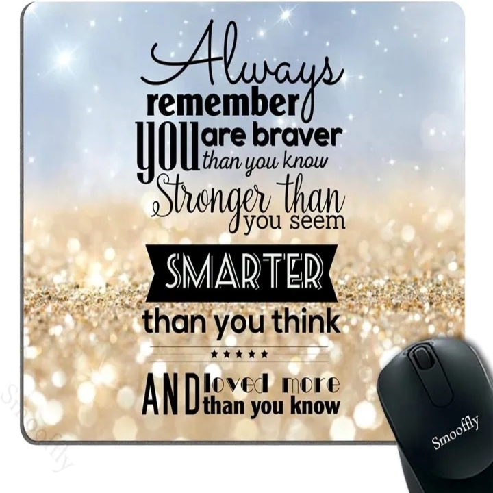 mouse-pad-custom-always-remember-you-are-stronger-black
