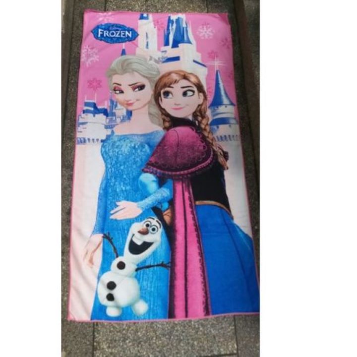 fashion-frozen-cartoon-themed-cute-kids-bathing-towels