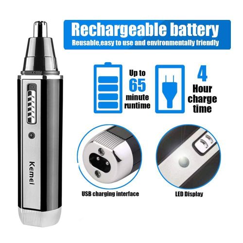 share-this-product-kemei-4-in-1-multifunctional-rechargeable-hair-clippers-beard-eyebrow-nose-hairs-razors