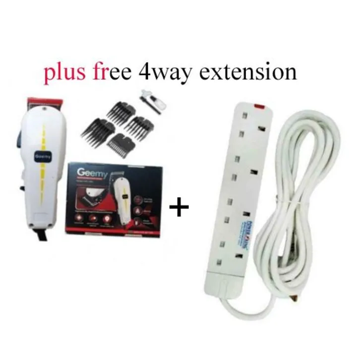 geemy-professional-hair-clipper-shaving-machine-kinyozi-plus-4-way-extension-white