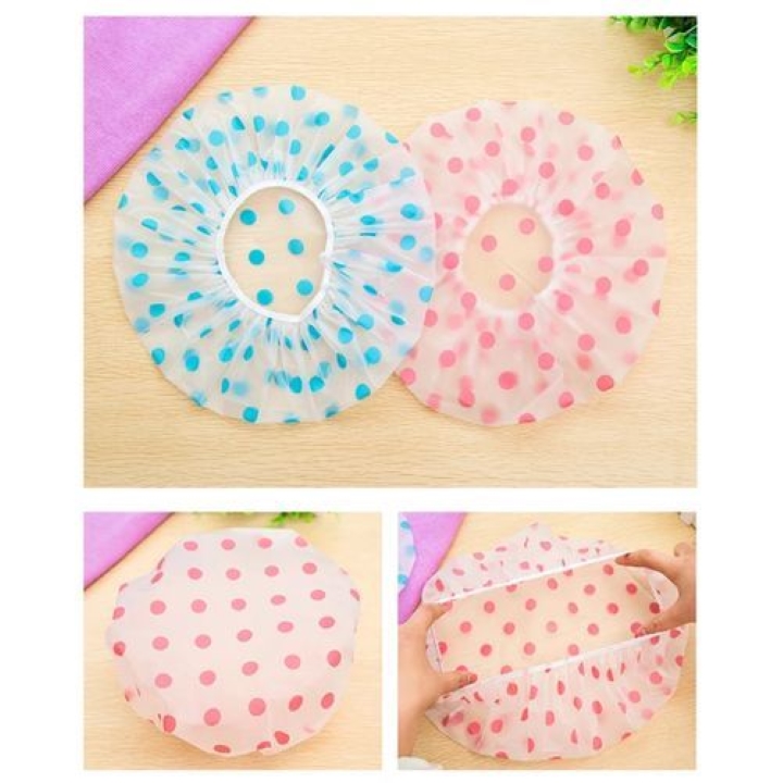 fashion-4pcs-shower-caps-water-resistant-water-proof-bathing-caps