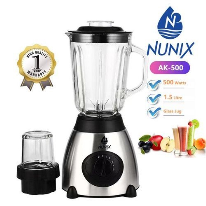nunix-blender-2-in-1-with-power-grinder-15l-ak-500
