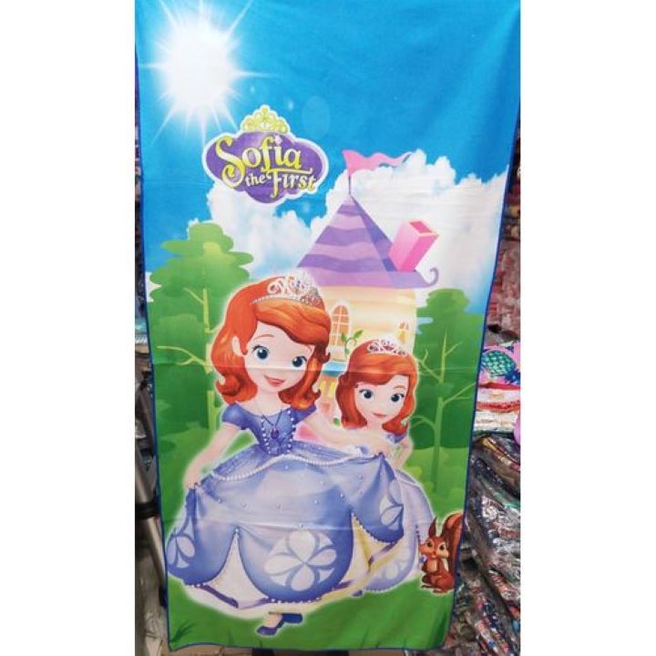 fashion-sofia-kids-cartoon-bath-towel