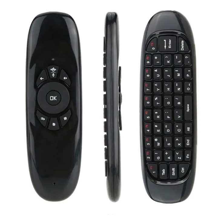 fly-air-wireless-keyboard-mouse-tv-box-24g-rechargeable-remote-controller-game-play-bluetooth-keyboard-black
