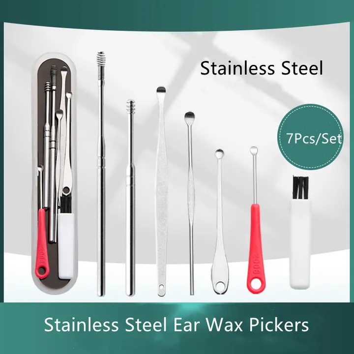 stainless-steel-7pcs-ear-wax-remover-ear-cleaning-kit-ear-pick-earpick-ear-cleaner-spoon-care-ear-clean-tool-for-baby-adults-silver